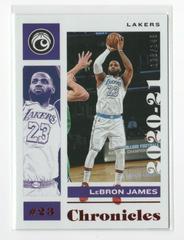 LeBron James [Red] Basketball Cards 2020 Panini Chronicles Prices