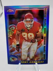 Tony Gonzalez [Refractor] #53 Football Cards 2000 Topps Chrome Prices