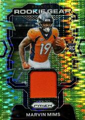 Marvin Mims [Green] #RG-MMS Football Cards 2023 Panini Prizm Rookie Gear Prices