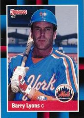 Barry Lyons #619 Baseball Cards 1988 Donruss Prices