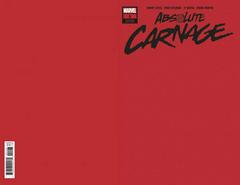 Absolute Carnage [Red Blank] #1 (2019) Comic Books Absolute Carnage Prices