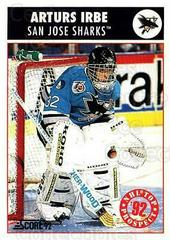 Arturs Irbe Hockey Cards 1992 Score Prices