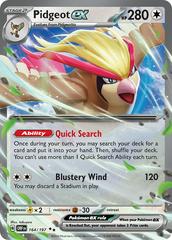 Pidgeot ex #164 Prices | Pokemon Obsidian Flames | Pokemon Cards