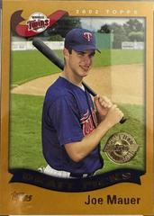 Joe Mauer [Home Team Advantage] #622 Baseball Cards 2002 Topps Prices