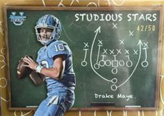 Drake Maye [Gold] #SS-2 Football Cards 2023 Bowman's Best University Studious Stars Prices
