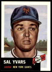 Sal Yvars #11 Baseball Cards 1991 Topps Archives 1953 Prices