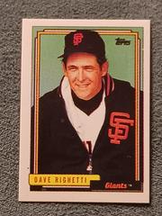 Dave Righetti #35 Baseball Cards 1992 Topps Micro Prices