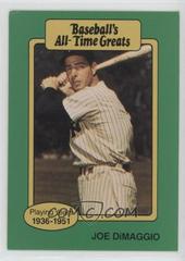 Joe Dimaggio Baseball Cards 1987 Hygrade All Time Greats Prices