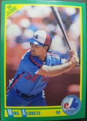 Mike Aldrete [Error Card] Baseball Cards 1990 Score Prices