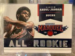 Kareem Abdul-Jabbar #1 Basketball Cards 2012 Panini Marquee All-Rookie Team Prices