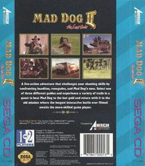 Mad Dog II Lost Gold - Back | Mad Dog II Lost Gold Sega CD