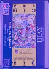 Super Bowl XVIII #18 Football Cards 1990 Pro Set Super Bowl 160 Prices