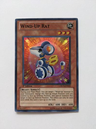 Wind Up Rat St Edition Ungraded Yugioh Order Of Chaos