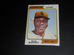 Willie McCovey [Washington] Baseball Cards 1974 Topps Prices