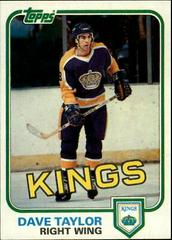 Dave Taylor Hockey Cards 1981 Topps Prices