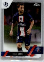 Lionel Messi Soccer Cards 2022 Topps Chrome UEFA Club Competitions Prices