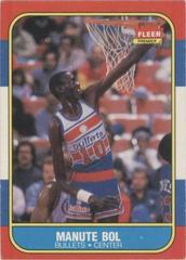 Manute Bol Basketball Cards 1986 Fleer Prices
