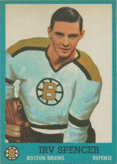 Irv Spencer #17 Hockey Cards 1962 Topps Prices