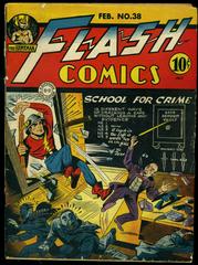 Flash Comics #38 (1943) Comic Books Flash Comics Prices
