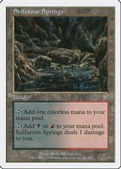 Sulfurous Springs [Foil] Magic 7th Edition Prices
