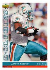 Louis Oliver Football Cards 1993 Upper Deck Prices