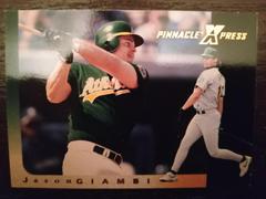 Jason Giambi Baseball Cards 1997 Pinnacle X Press Prices