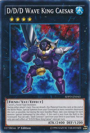 D/D/D Wave King Caesar SDPD-EN043 YuGiOh Structure Deck: Pendulum Domination