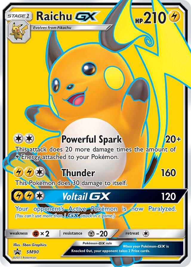 Raichu GX #SM90 Pokemon Promo