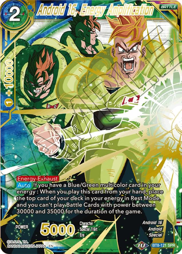 Android 16, Energy Amplification [SPR] BT8-121 Dragon Ball Super Malicious Machinations