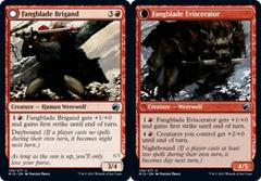 Fangblade Brigand & Fangblade Eviscerator [Foil] Magic Innistrad: Midnight Hunt Prices