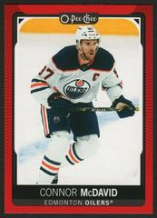 Connor McDavid [Red] #1 Hockey Cards 2021 O Pee Chee Prices