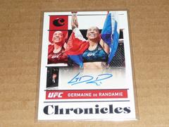 Germaine de Randamie #CS-GDR Ufc Cards 2022 Panini Chronicles UFC Signatures Prices