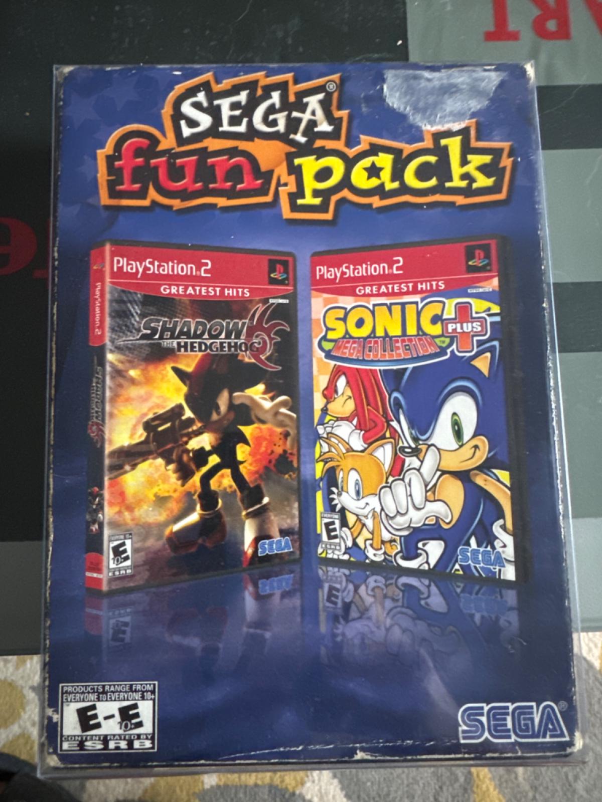 Sega Fun Pack - Shadow Of The Hedgehog And Sonic Collection Pack Prices ...