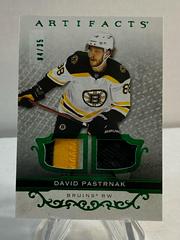 David Pastrnak [Material Emerald] Hockey Cards 2021 Upper Deck Artifacts Prices