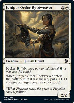 Juniper Order Rootweaver #22 Magic Dominaria United