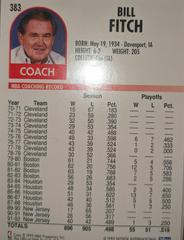 Card Back | Bill Fitch Basketball Cards 1994 Hoops