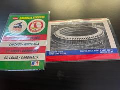 Busch Stadium Baseball Cards 1990 Fleer Action Series Stickers Prices