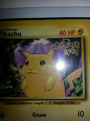 PokeTour 1999 Imprint | Pikachu [PokeTour 1999] Pokemon Base Set