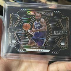 LeBron James #6 Basketball Cards 2021 Panini Obsidian Pitch Black Prices