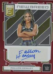 Fallon Henley [Red] #26 Wrestling Cards 2023 Donruss Elite WWE New Breed Autograph Prices