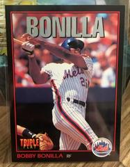 Bobby Bonilla Baseball Cards 1993 Panini Donruss Triple Play Prices