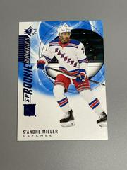 K'Andre Miller [Blue] Hockey Cards 2020 SP Prices
