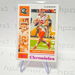 Trevor Lawrence [Pink] #1 Football Cards 2021 Panini Chronicles Draft Picks Prices