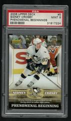 Sidney Crosby #5 Hockey Cards 2005 Upper Deck Phenomenal Beginnings Prices