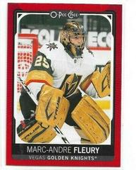 Marc Andre Fleury [Red] Hockey Cards 2021 O Pee Chee Prices