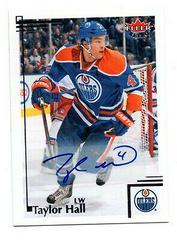 Taylor Hall [Autograph] #67 Hockey Cards 2012 Fleer Retro Prices