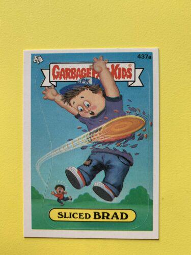 Sliced BRAD #437a 1987 Garbage Pail Kids