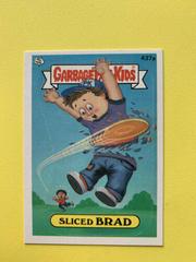 Sliced BRAD #437a 1987 Garbage Pail Kids Prices