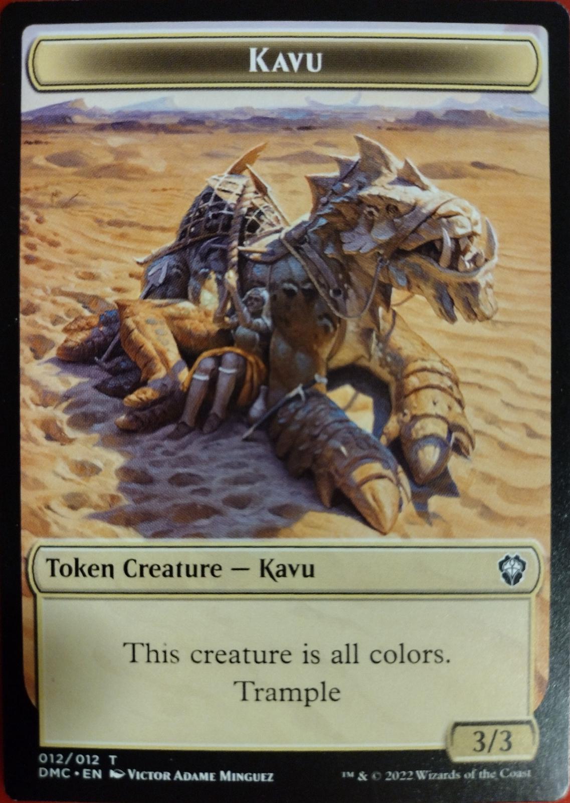 Kayu [Token] #12 Magic Dominaria United Commander