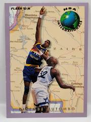 Dikembe Mutombo #7 Basketball Cards 1993 Fleer International Prices